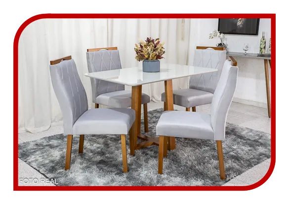 Montagem de Mesa de Jantar Tampo de Vidro em São Paulo